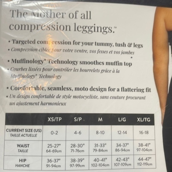 Belly bandit Ultra high waist moto Mother Tucker black shapewear leggings - Picture 7 of 16